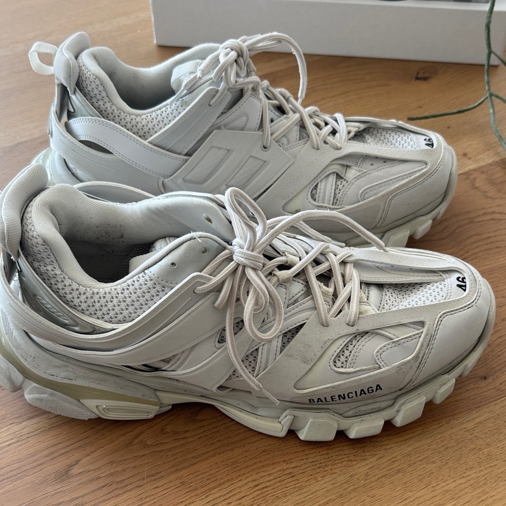 Balenciaga Off-White Athletic Sneakers